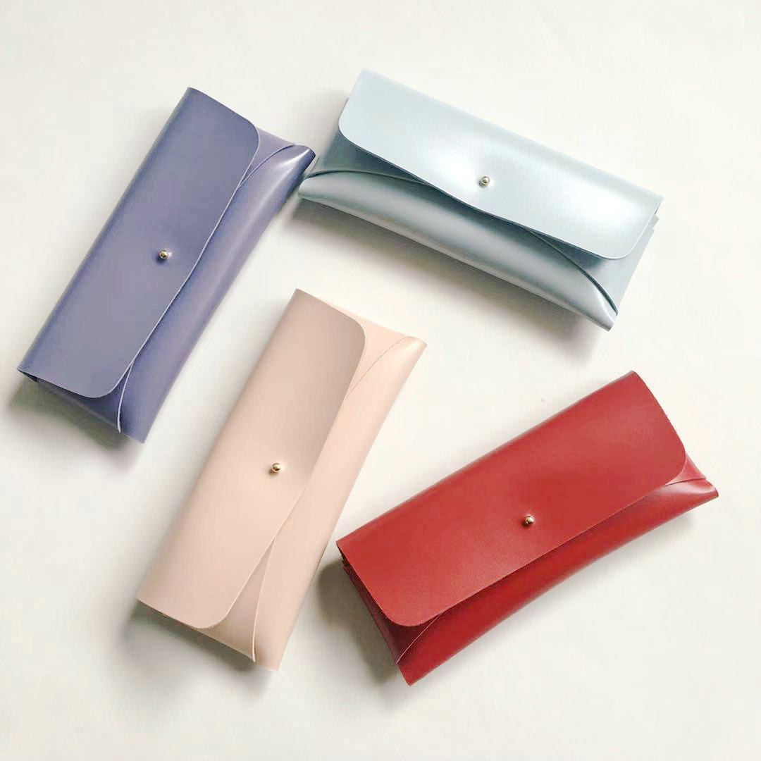 紫色,藕粉,青色货号065是否进口否款式亮面眼镜盒用途眼镜盒型号065