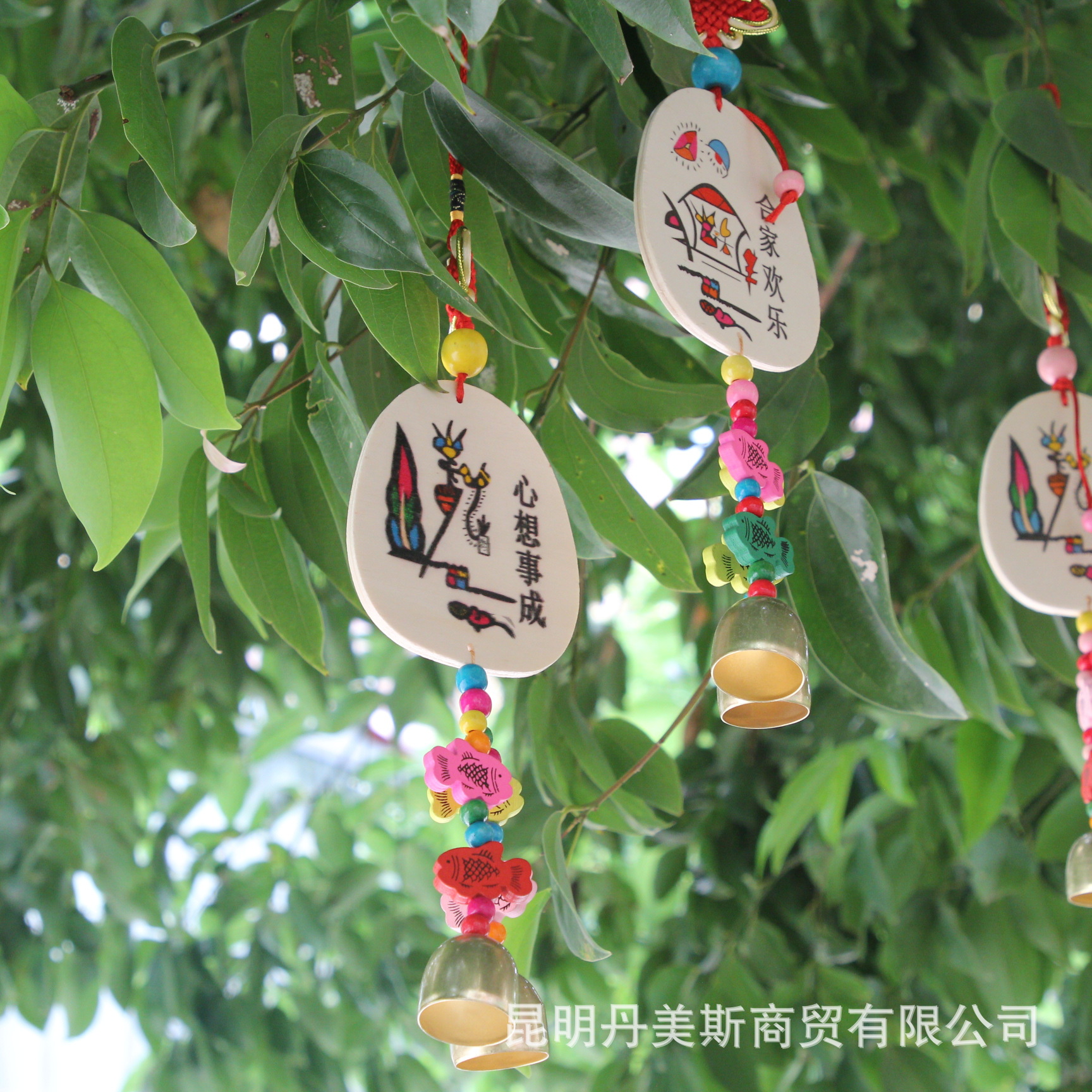 新款许愿风铃挂件丽江特色许愿牌祈福牌酒吧汽车挂件旅游纪念虔诚