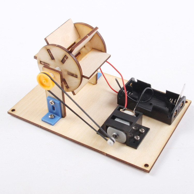 科技小制作diy水力发电幼儿小学生手工发明科教实验益智拼装玩具