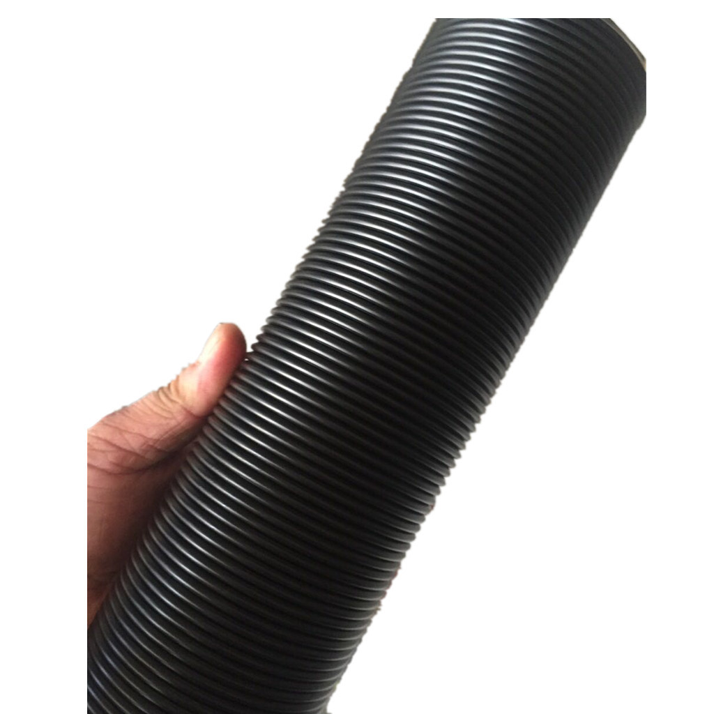 厂家直销外径75毫米可万向定型暖风机通风用带钢丝pp伸缩管