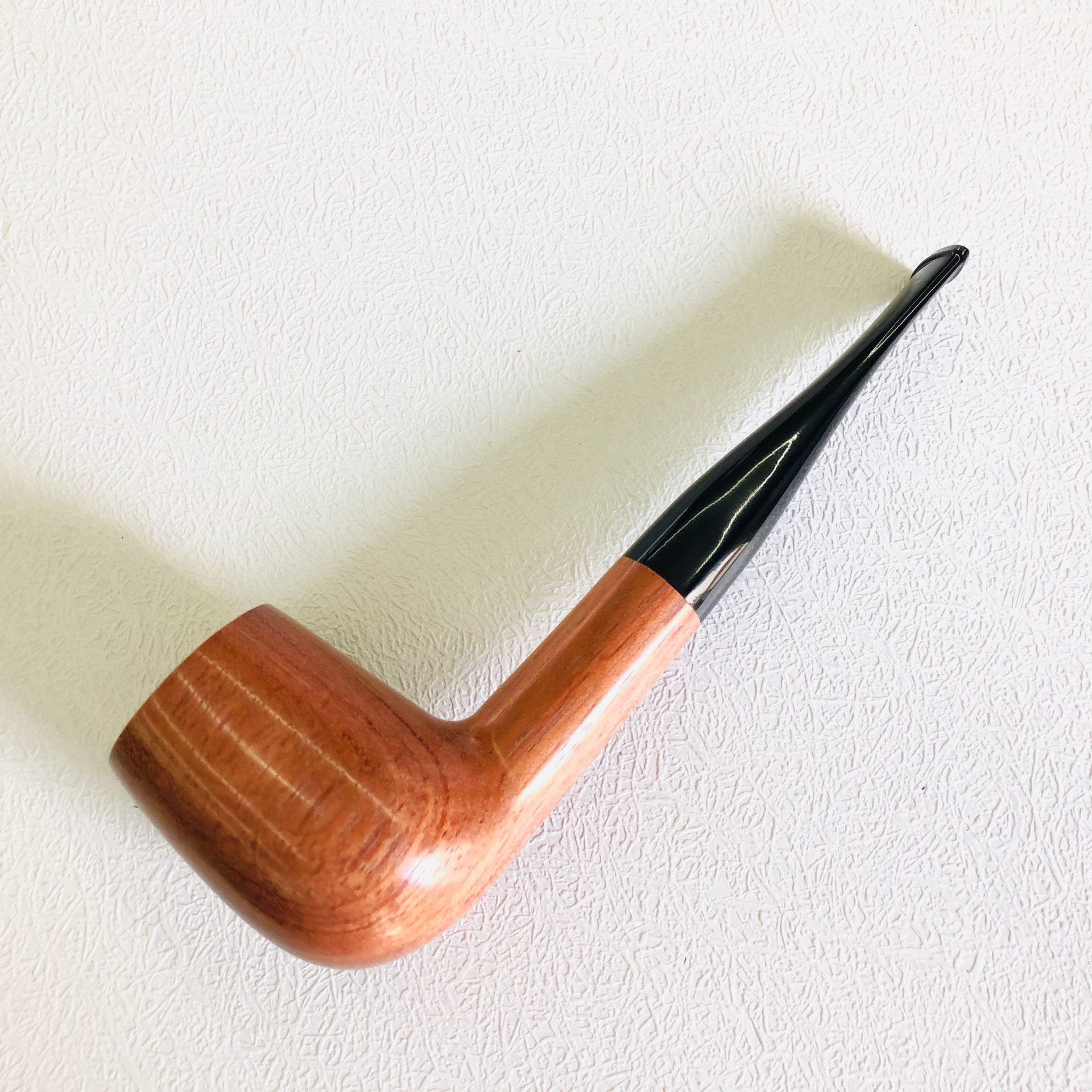 三森红木烟斗 9mm烟道经典直斗 无上漆花梨实木抛光斗s1011现货