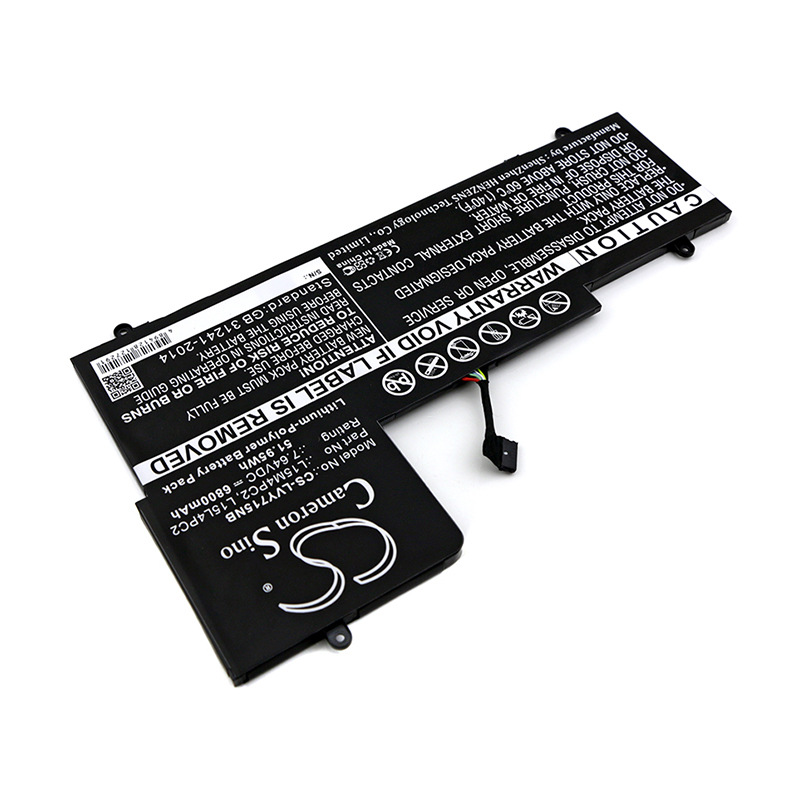 cameronsino适用联想 lenovo yoga 710 15"笔记本电池l15m4pc2