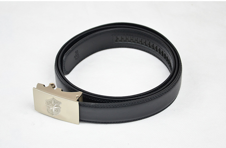 保安皮带 保安内腰带执勤护卫治安超纤革裤带职业装皮革腰带