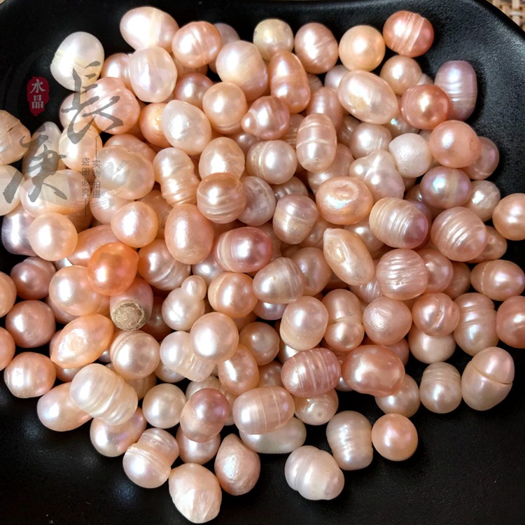 厂家天然珍珠碎石 大小颗粒珍珠原石 供佛鱼缸石装饰品