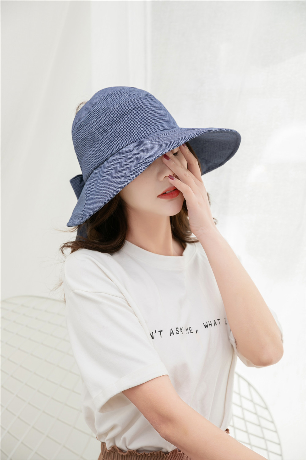 渔夫帽女夏出游遮阳帽防晒日系网红百搭春秋帽子女韩版潮