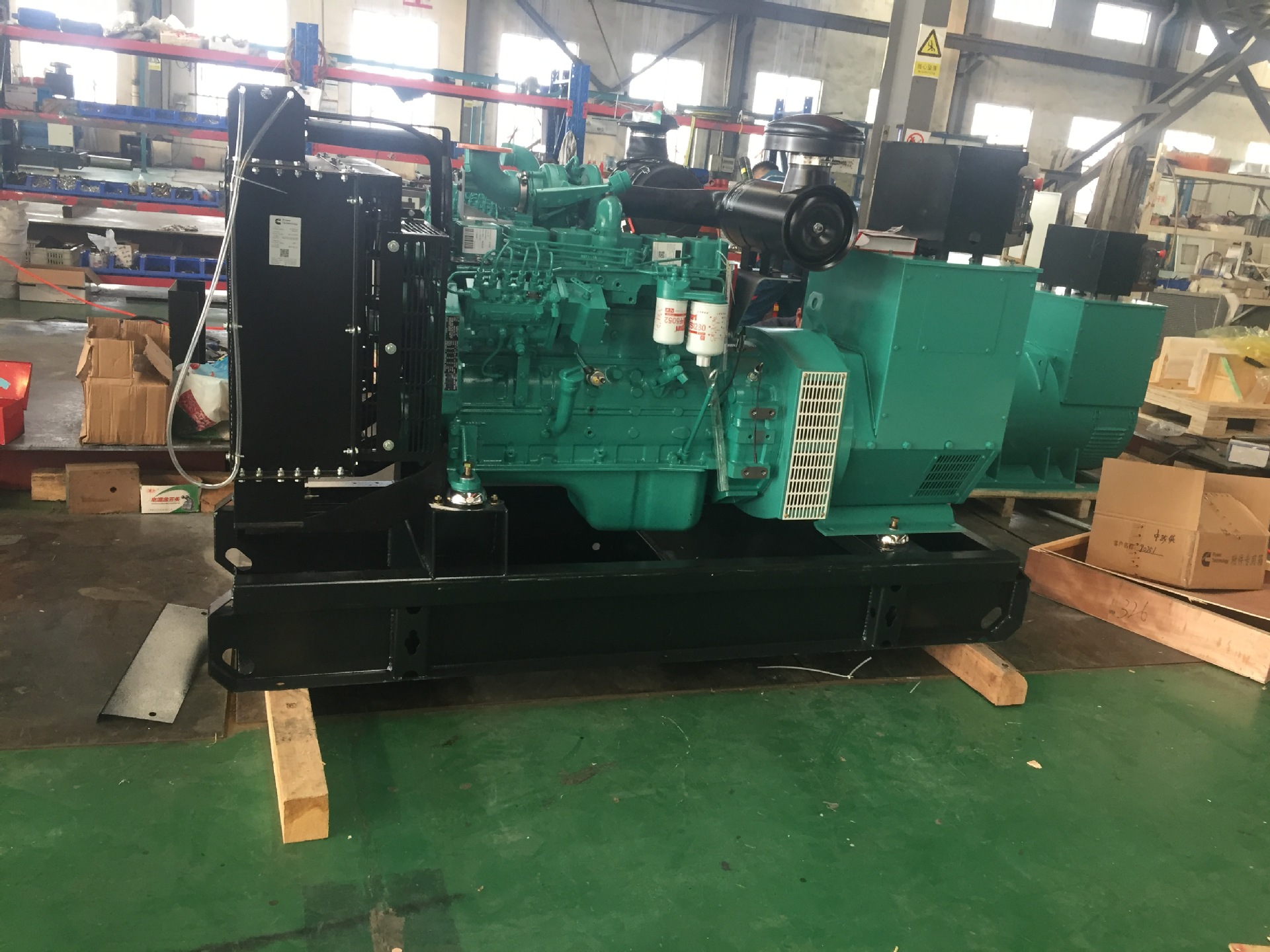 东风康明斯80千瓦纯铜无刷发电机四保护6bt59g2柴油发电机组