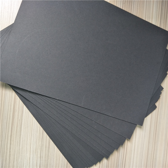 300g全木浆黑卡纸 灰底黑卡纸透心环保黑卡纸电声手提供专