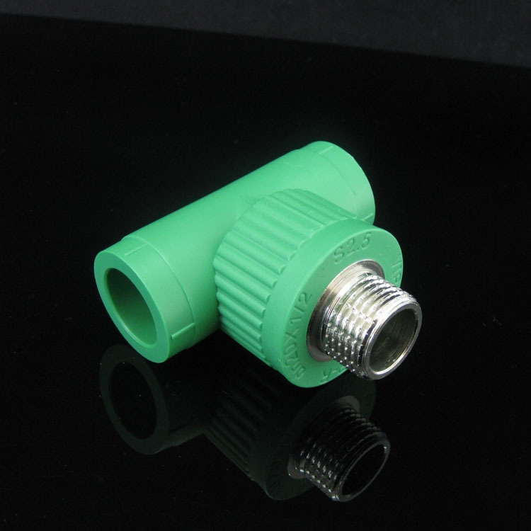 绿色ppr管件 外丝三通 ppr外丝三通 水管配件给水管件 4分,6分