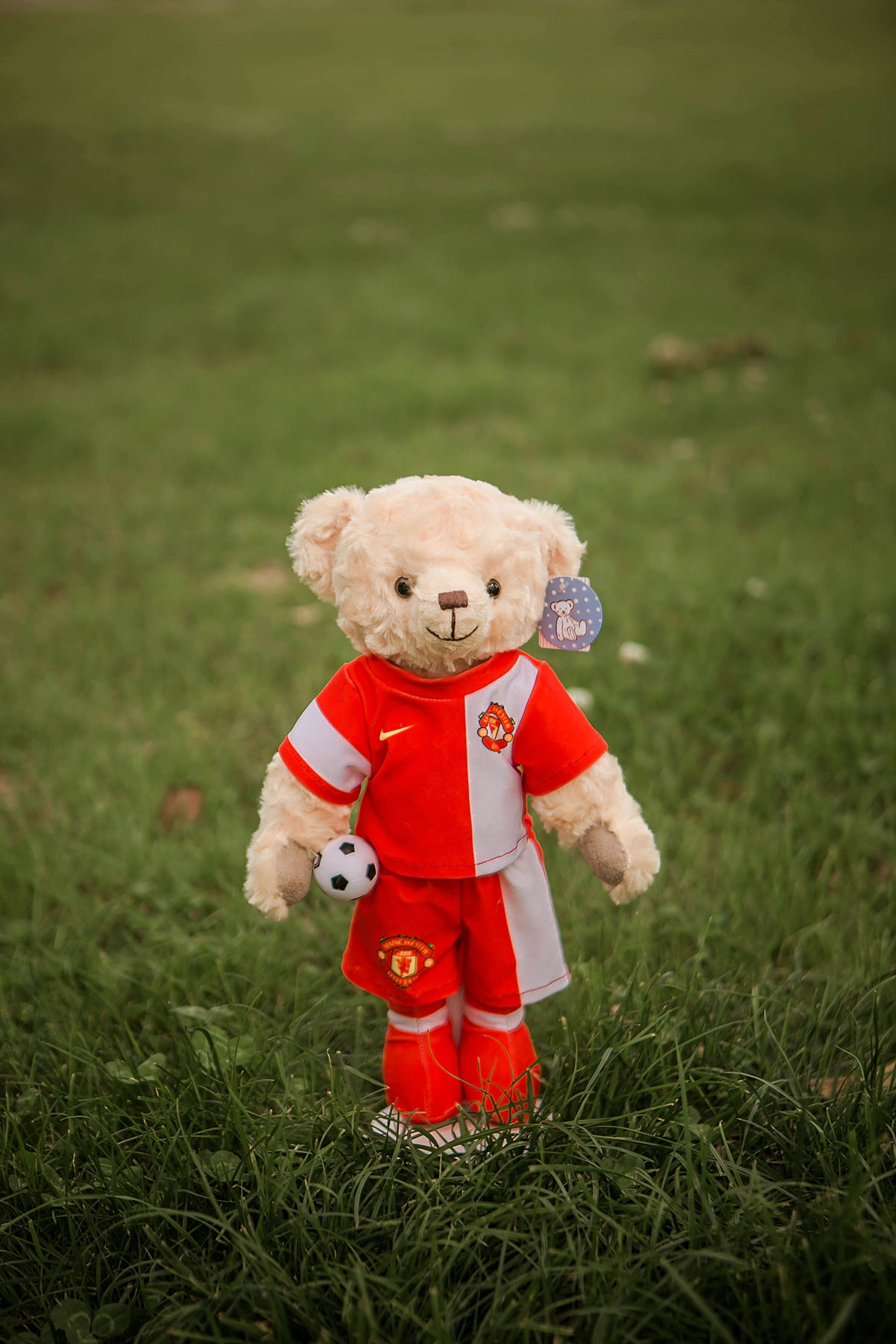 世界杯泰迪熊c罗梅西足球明星球衣小熊m毛绒玩具公仔男孩礼物礼品