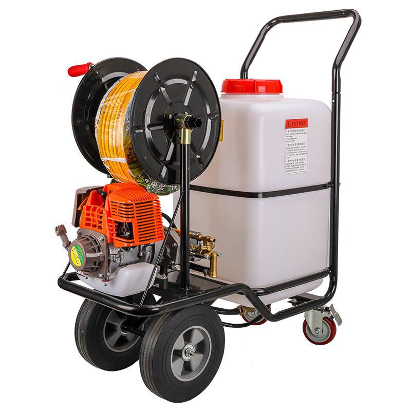 新式喷雾器手提式汽油打药机高压农用果树喷雾机园林四冲程农用机-阿