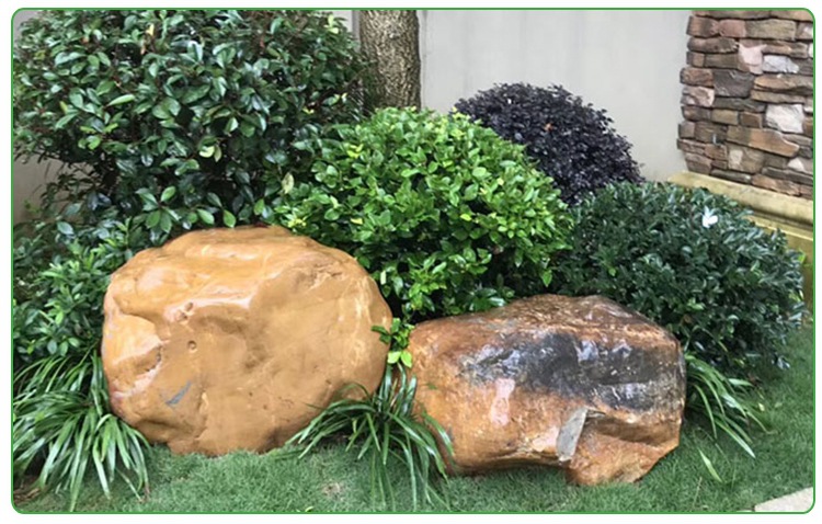 假山园景大型刻字黄蜡石 景观石黄蜡石 公园小区门牌刻字景观石