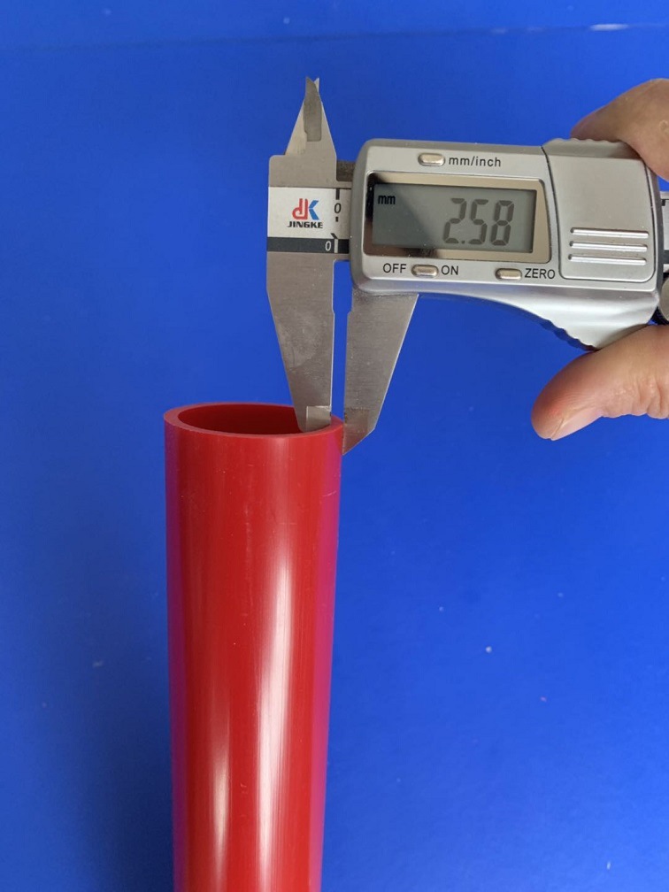 正方圆 厂家直销pvc管材/型材 塑料管/硬管外径38mm.内径32.8mm