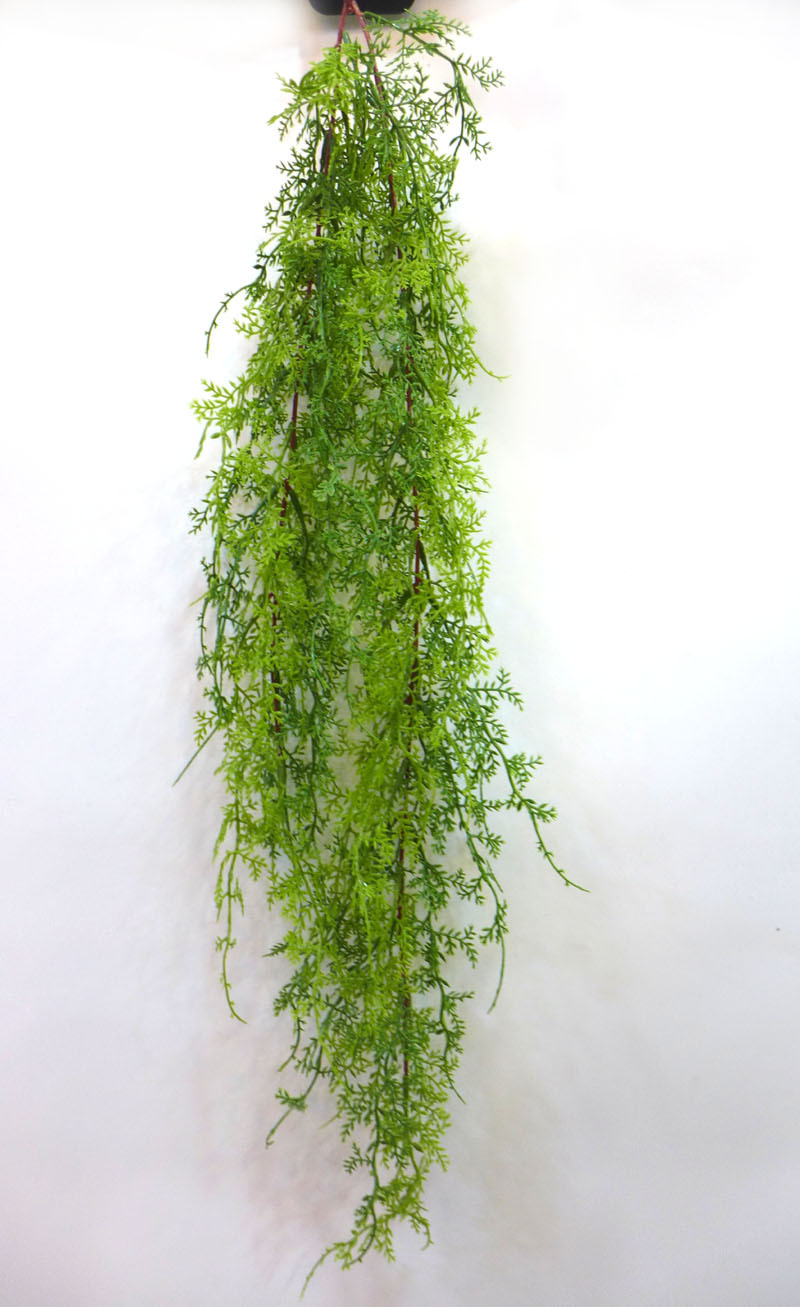 仿真植物藤条 龙尾草鹿角叶垂柳葱草空气草 仿真花藤植物墙壁挂