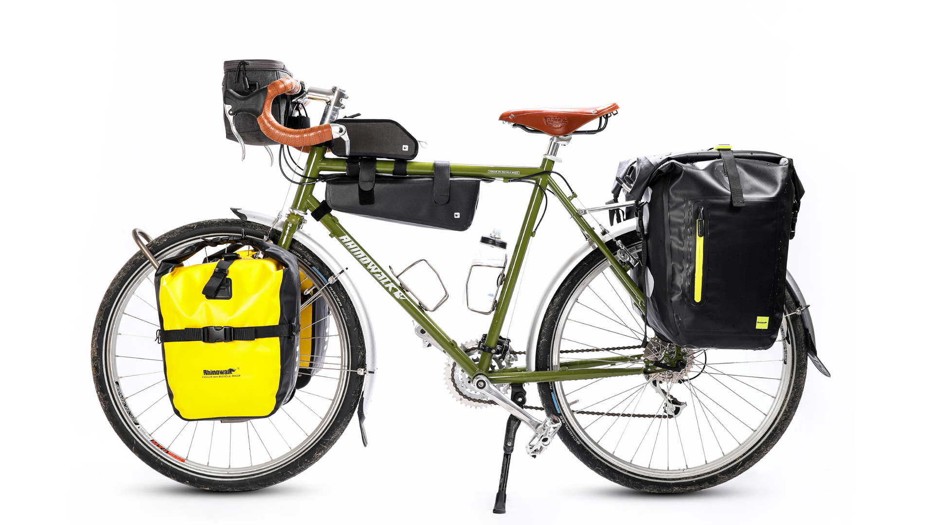 rhinowalk犀牛 自行车全防水前货架后驮包旅行车中长途骑行装备包