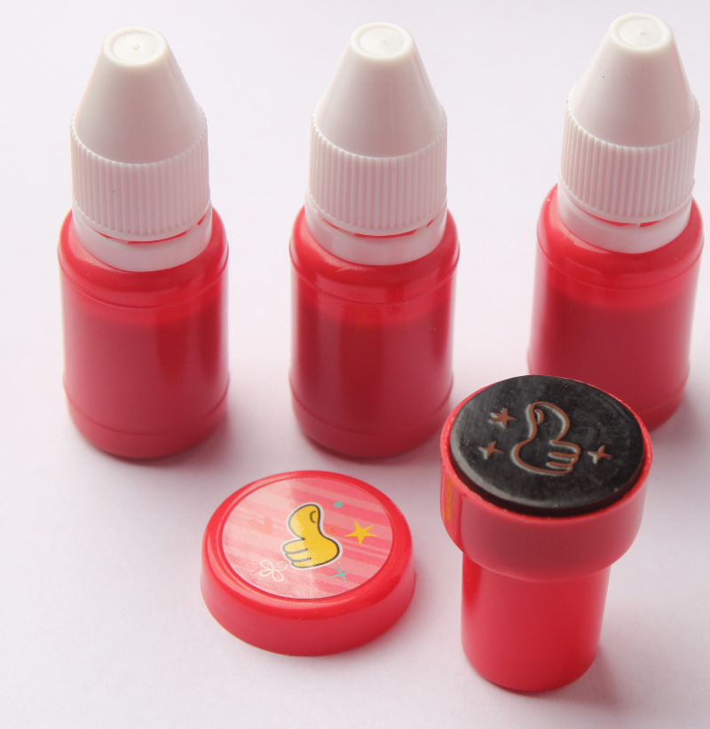 批发光敏印油印章印油红色专用油墨小瓶光敏油10ml小支装公章印油