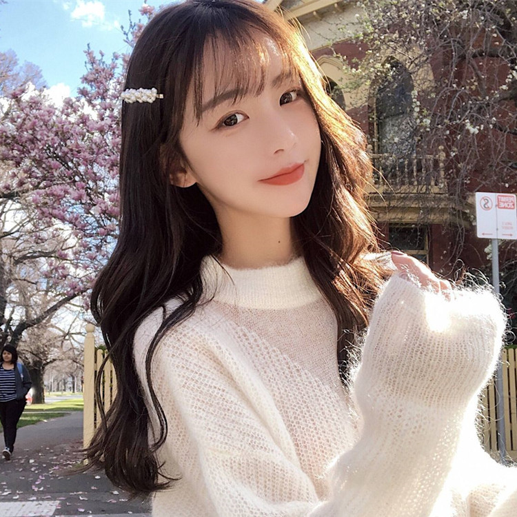 假发女长卷发大波浪空气刘海网红同款化纤头套齐腰长发女厂家现货