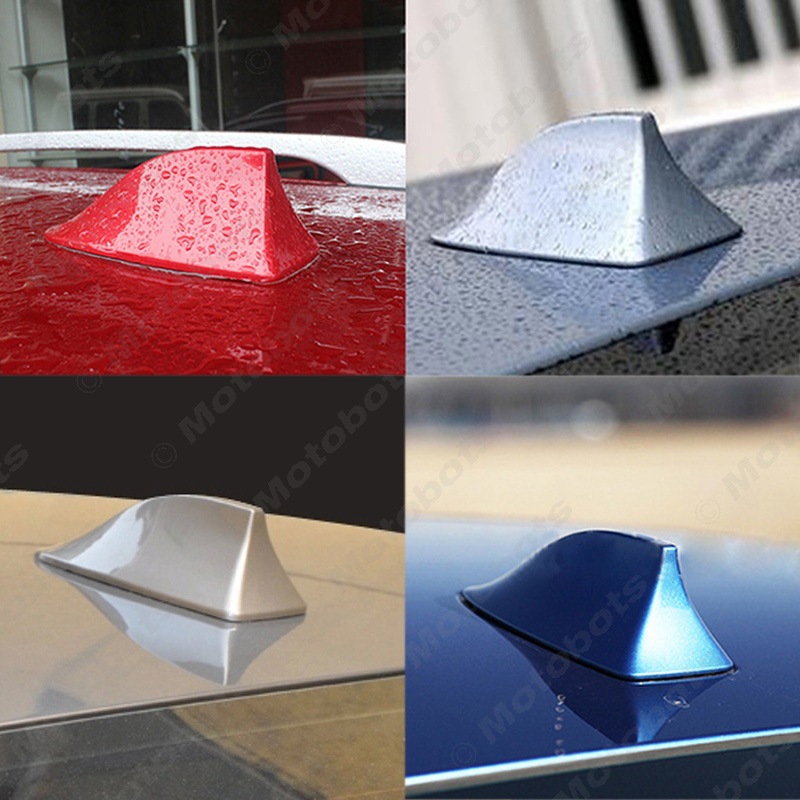 通用型汽车鲨鱼鳍天线带信号收音鲨鱼免打孔天线车顶装饰改装贴片