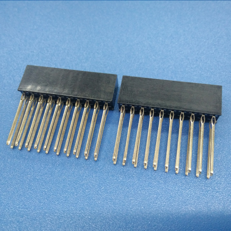 2.54*8.5鱼眼式端子免焊式端子鱼眼排母免焊式排母鱼眼座子免焊插