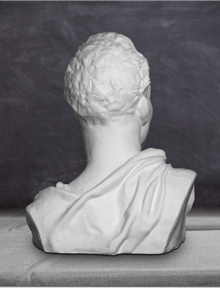 艺伯乐石膏像黑人胸像黑奴头像60cm素描石膏头像美术练习专用雕像