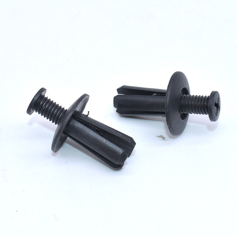 厂家批发通用型膨胀螺丝卡扣 通用塑料螺丝中号保险杠固定卡扣