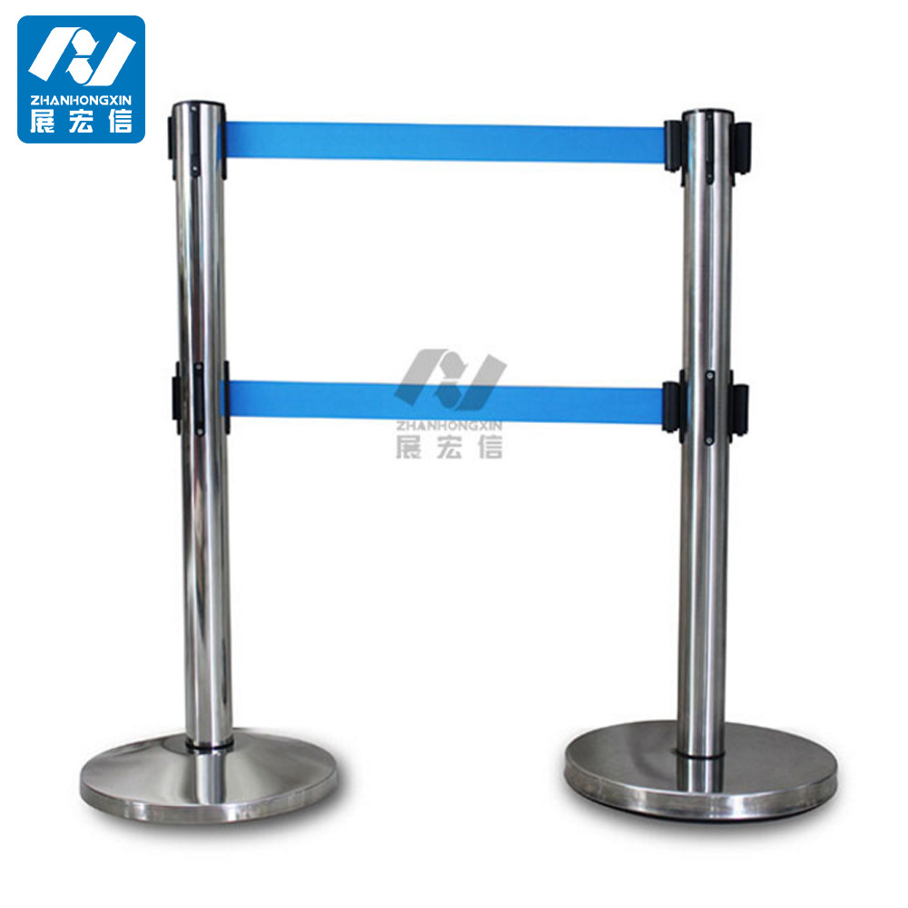 厂家推荐 双层伸缩01不锈钢隔离带 上下成人儿童皆隔离围栏栏杆座