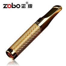 zobo正牌实木檀木质金属烟嘴过滤器循环型可清洗过滤嘴烟具男 255