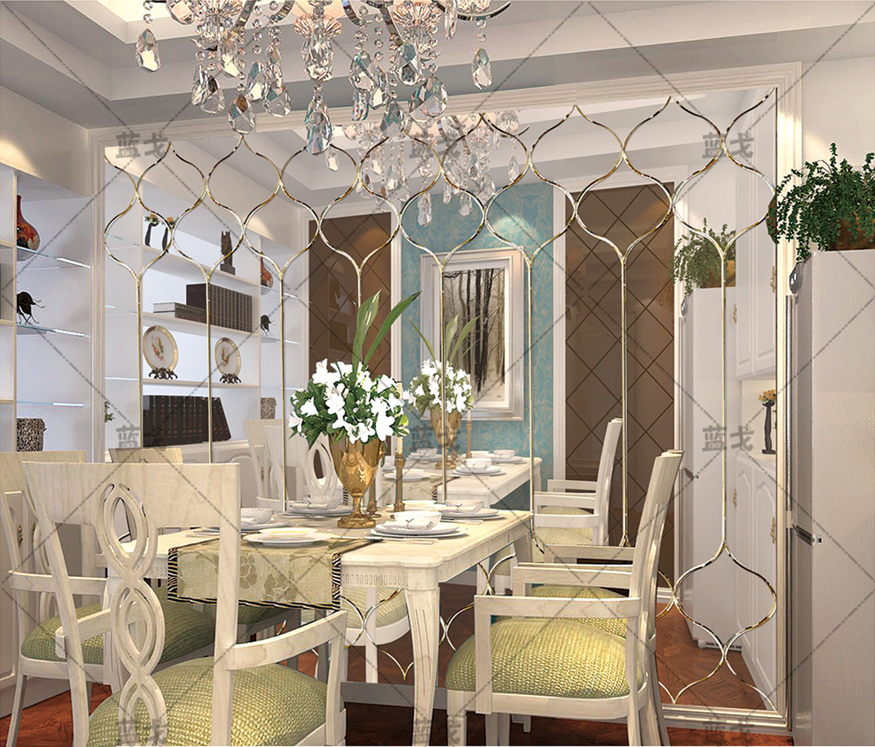 定做艺术玻璃电视背景墙拼镜餐厅玻璃镜面边框菱形银金茶灰蓝紫镜