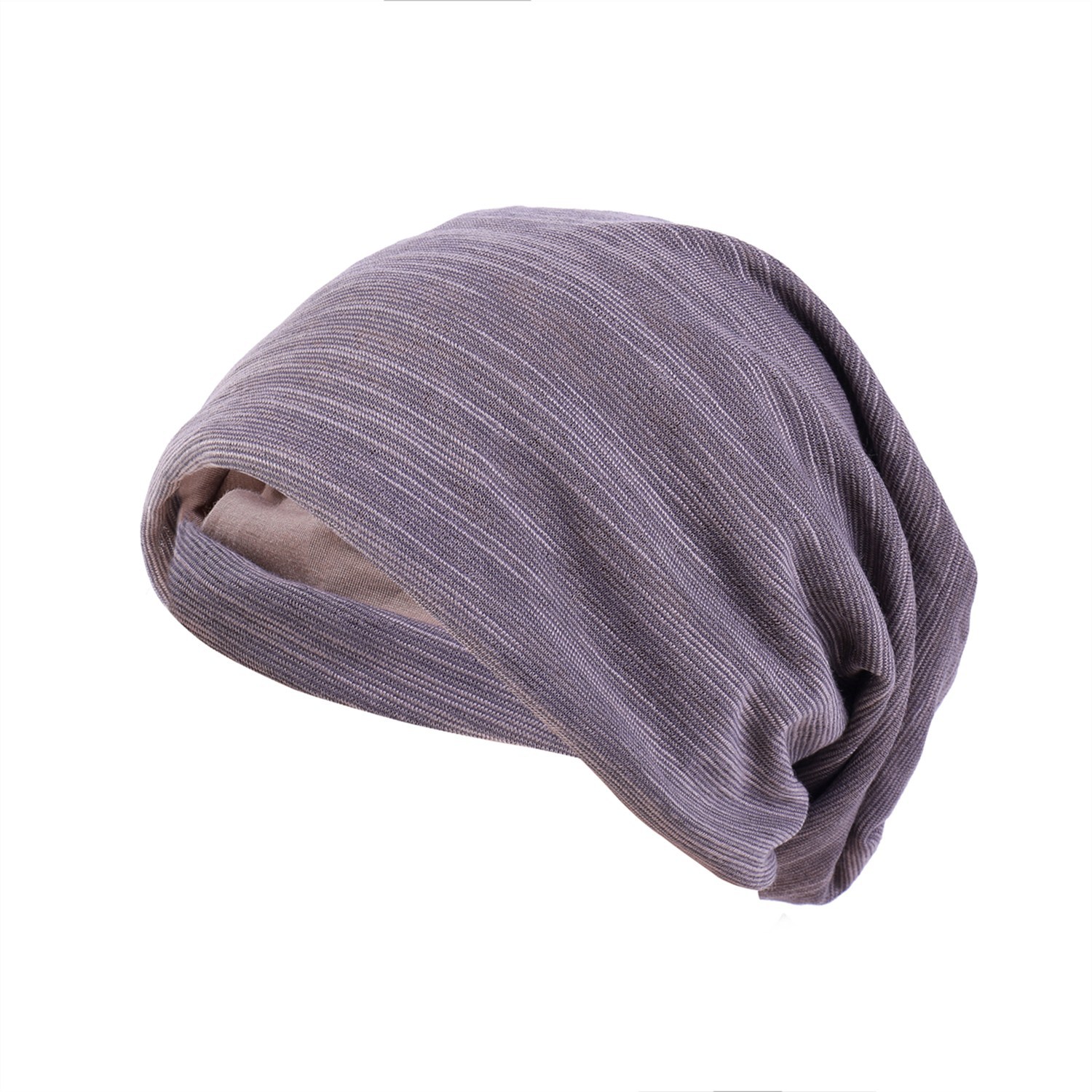 2019年秋冬季欧美时尚纯色线条涤棉保暖套头帽子出行百搭一件代发