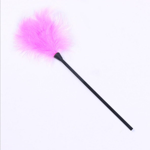 Factory Direct Supply Sexy Feather Flirting Feather Brush Teaser Stick Feather Racket Health Care Products One Piece Dropshipping