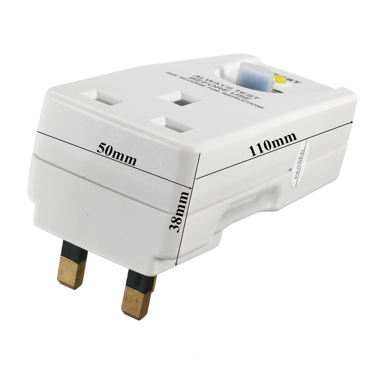 h3e-13南岛牌英式漏电保护插头