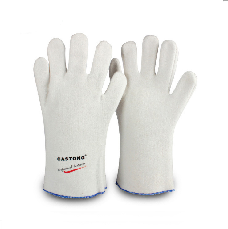 卡司顿pkkk35-33 200度工业级耐高温手套 防烫隔热烘焙阻燃手套