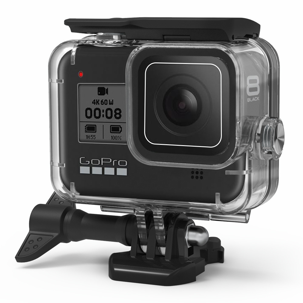 适用gopro hero 8 black防水壳 gopro8运动相机防水壳gopro8配件