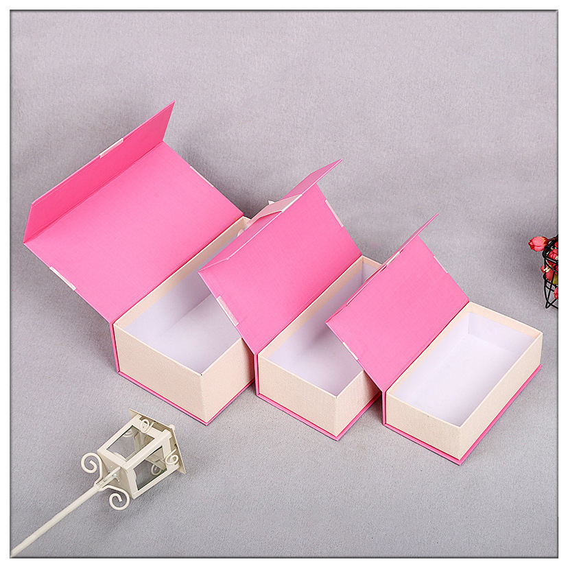 Wholesale Paper Box Pink Rectangular Packing Box Packing Boxes Creative Simple Gift Box Can Be Customized Factory Direct Sale