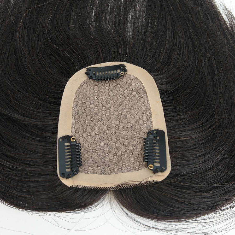 假发女递针 手织发块 补发片顶补发头顶假发片隐形遮白发轻薄逼真