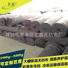 大棚无纺布 养殖专用毛毡 大型农用机械设备专用无纺布