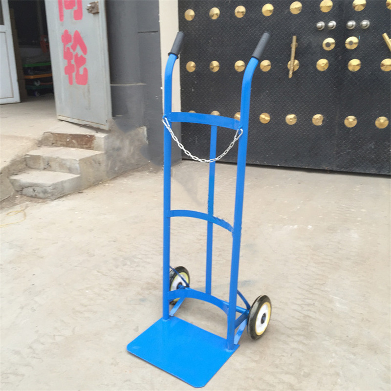 氧气瓶乙炔瓶手推车钢瓶搬运车液化气罐推车气瓶两轮推车厂家价格