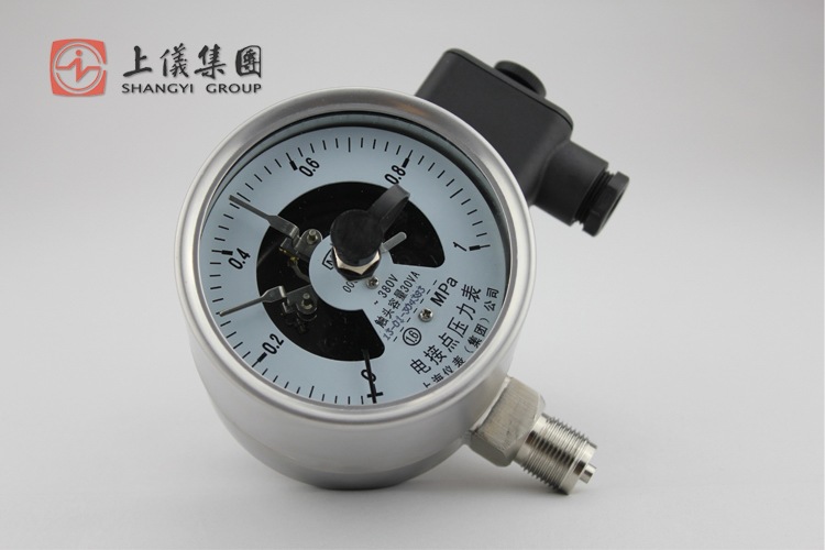 上海上仪集团 yxc-102b-fz耐蚀抗振磁助电接点压力表(上海仪表厂