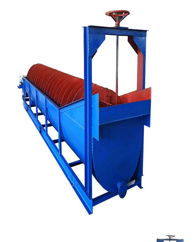 高堰式单螺旋洗砂机 水力捞沙机 机制砂石粉槽式绞龙洗砂机采购价