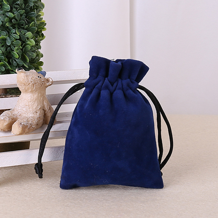 定制绒布束口袋 首饰袋饰品包装袋 抽绳拉绳收纳袋