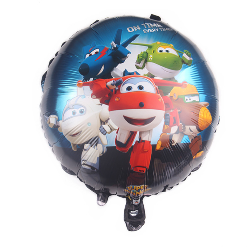 New Flying Man Cartoon Aluminum Balloon 18-Inch Super Wings Aluminum Foil Balloon Children's Party Decoration