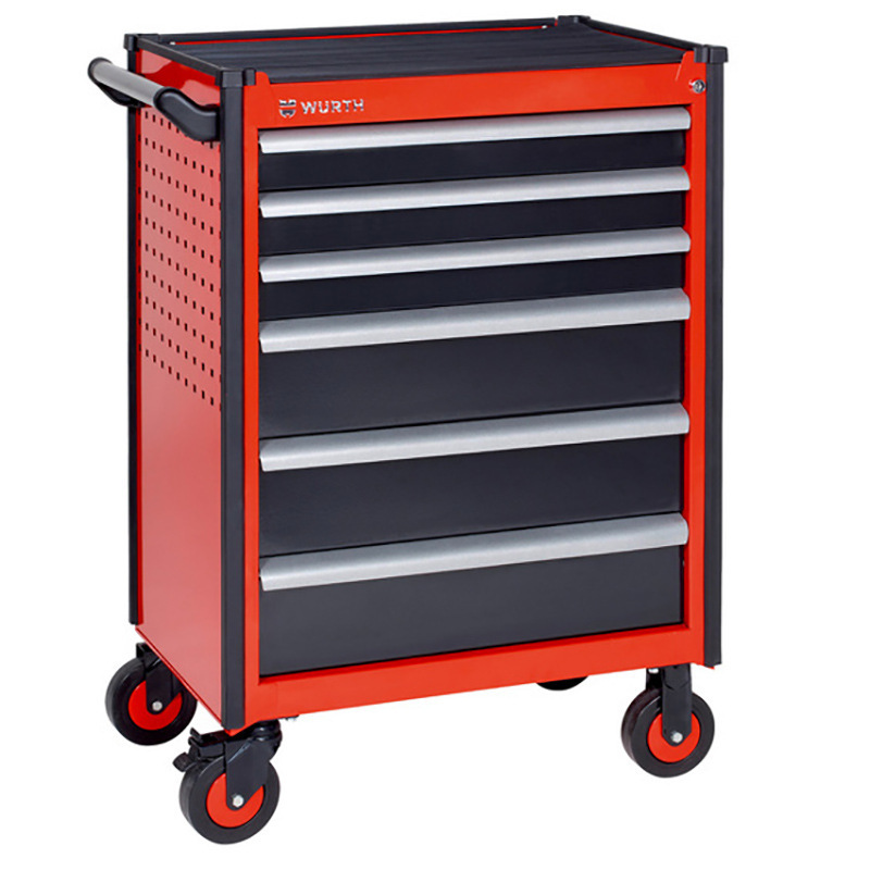 德国伍尔特移动车间手推车汽修工具车wrkshptr-tlsys-r6-matr3020