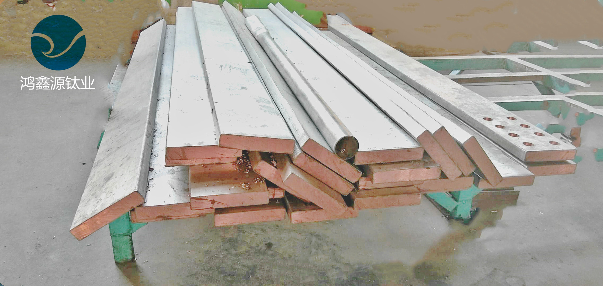 电极板导电排 钛包铜阳极棒 钛铜复合电极 来图加工 一件起订