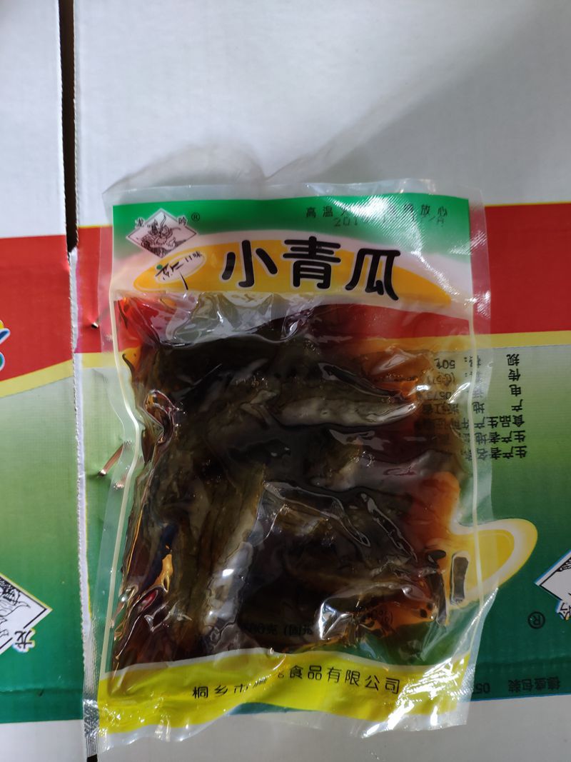 龙吟牌脆瓜嫩脆瓜片酱菜小青瓜 酱瓜片酱 龙吟脆黄瓜整箱一箱50包