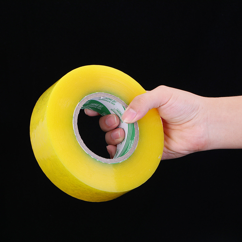 批发5胶带封口03宽黄胶带打包快递米透明胶透明明胶厚大胶带封箱4
