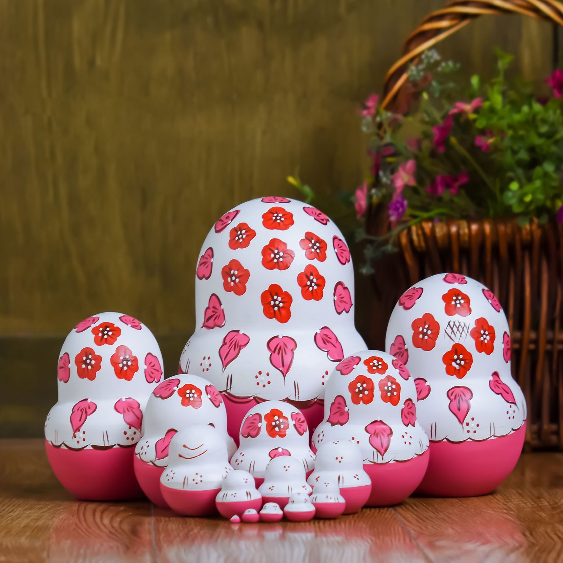 俄罗斯套娃15层纯手工节日礼物益智玩具摆件景区纪念品