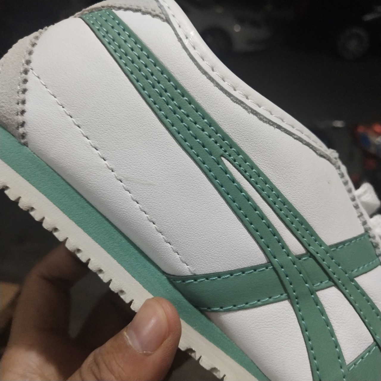 阿斯克斯 井字头层牛皮男鞋 男士休闲鞋 特价运动单鞋 库存尾货鞋