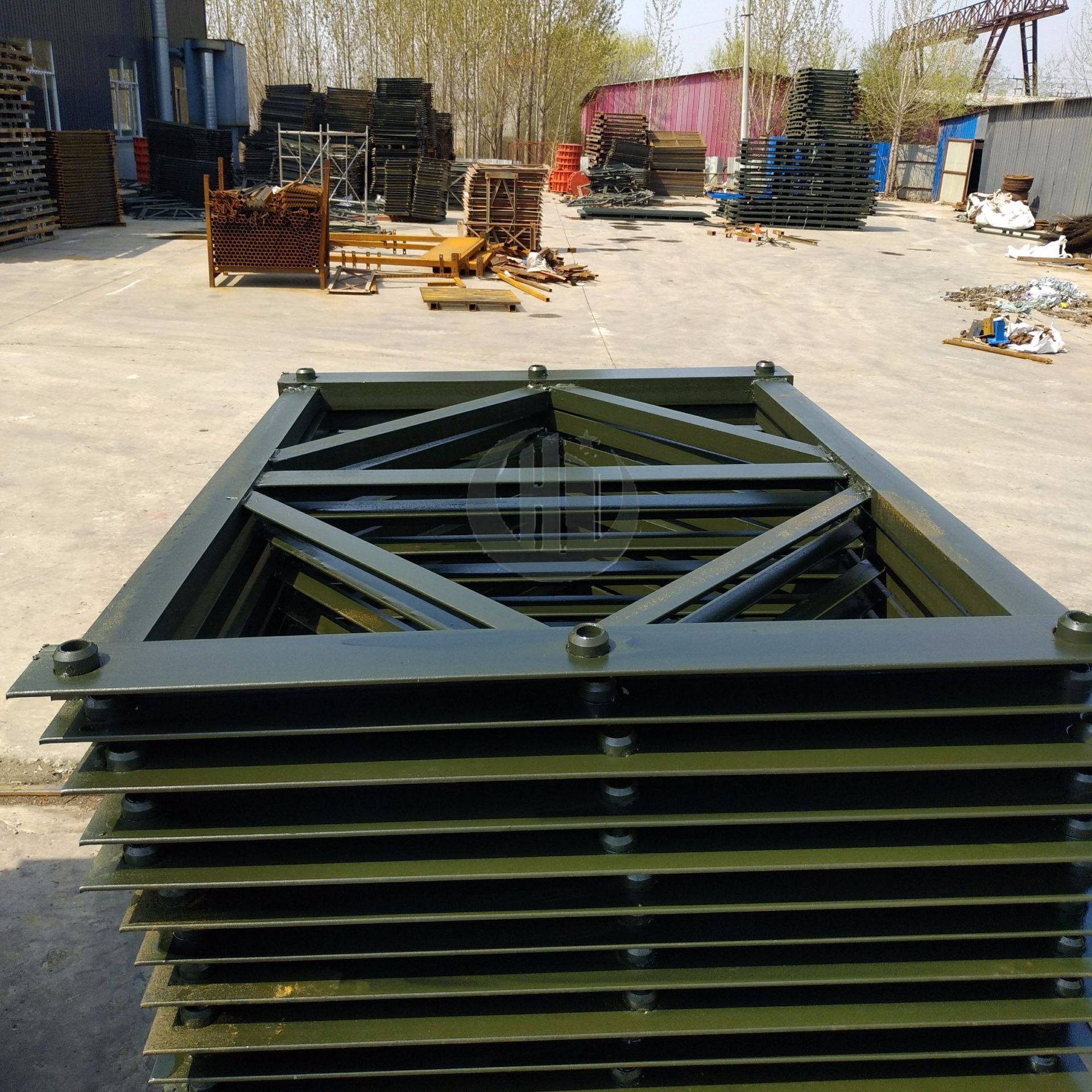供应321型贝雷片 贝雷架 贝雷梁 装配式公路钢便桥 可承接安装