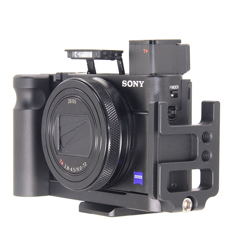适用于rx100索尼相机手柄m1m2定位孔上提m3m7vii金属快装板
