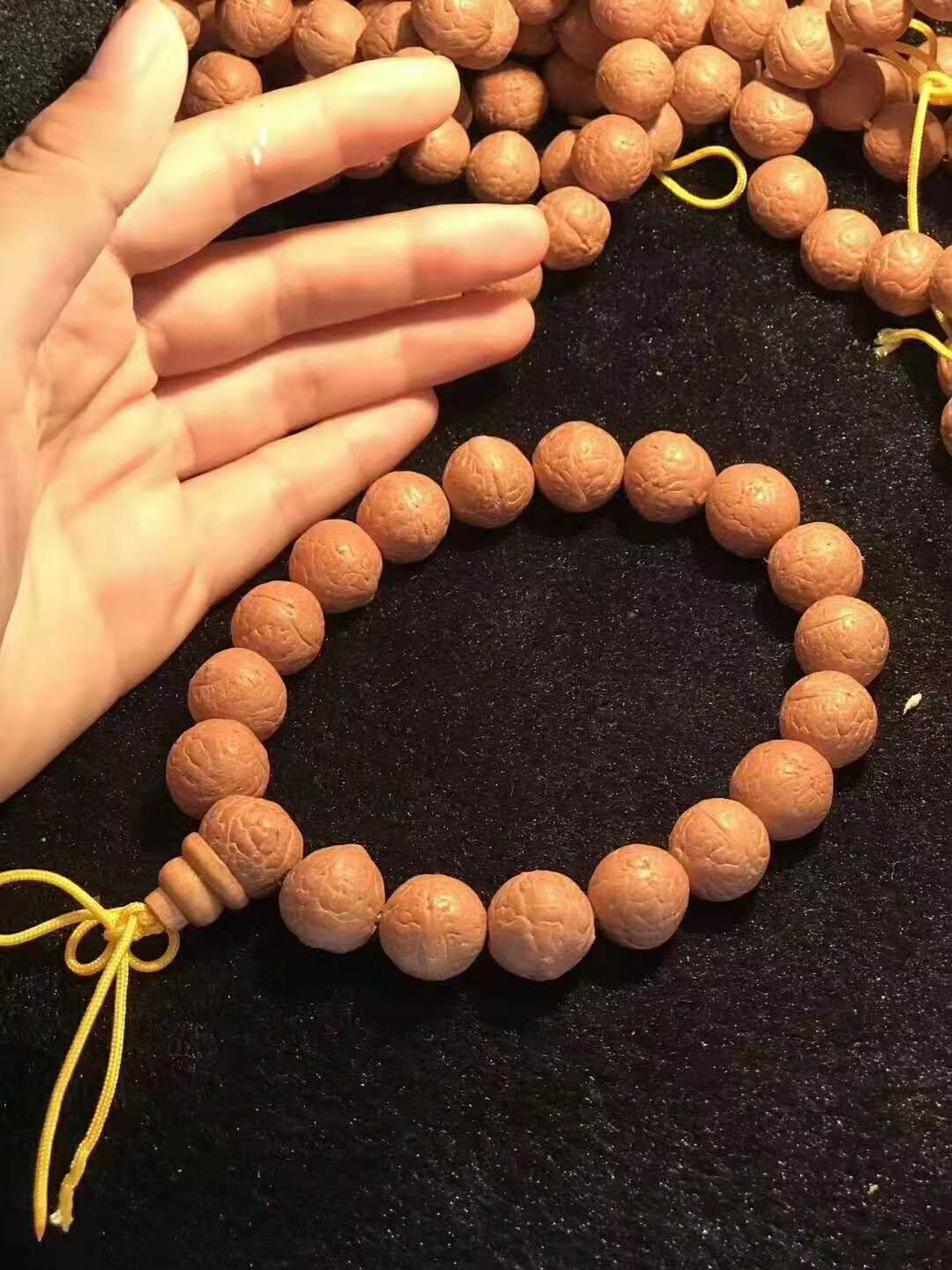 尼泊尔厂家批发12~15mm凤眼菩提长串 凤眼菩提108长串