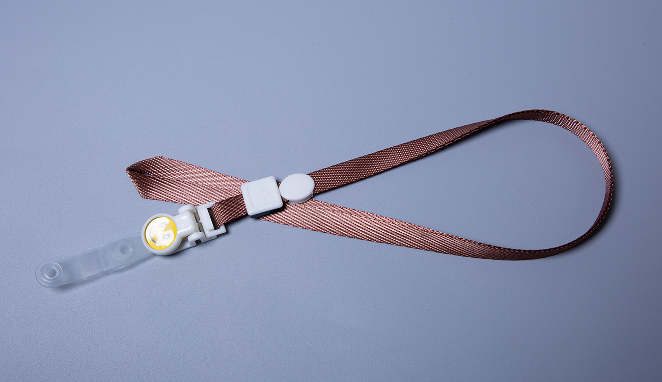 1cm笑脸绳 胸牌胸卡挂绳 6008006 卡套证卡吊绳 透明皮扣卡绳